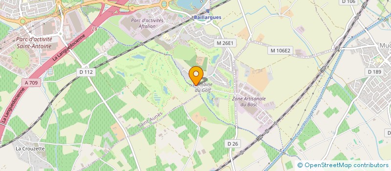 localisation de l'entreprise CINESYS à BAILLARGUES