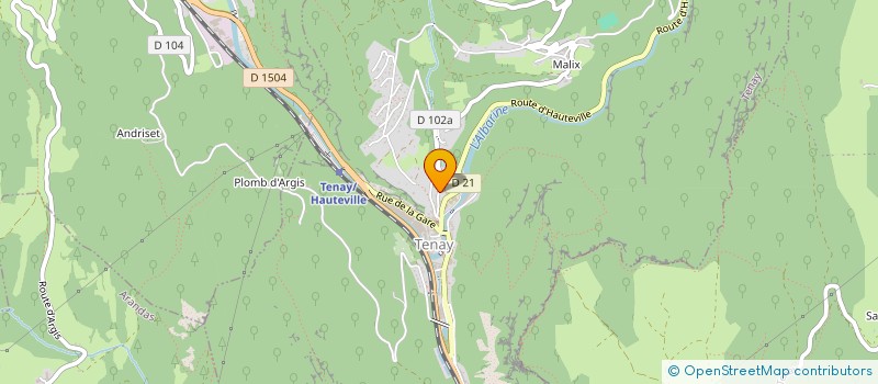 localisation de l'entreprise CINETAG  TENAY