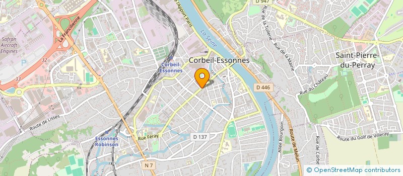 localisation de l'entreprise CINETIQUE INFO à CORBEIL-ESSONNES