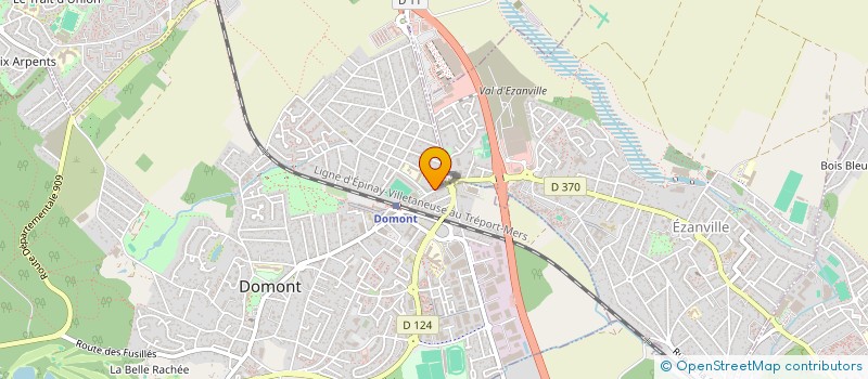 localisation de l'entreprise CINETROPE  DOMONT