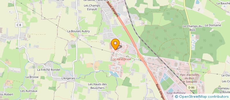 localisation de l'entreprise CINEVILLE  VERN-SUR-SEICHE