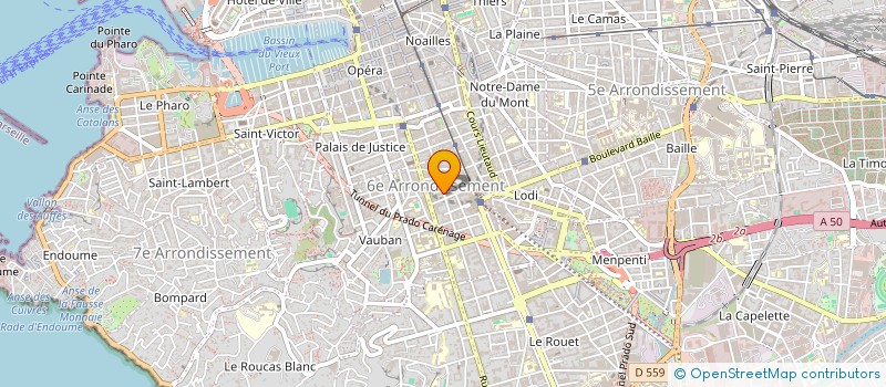 localisation de l'entreprise CINEVILLE ART ET ESSAI à MARSEILLE