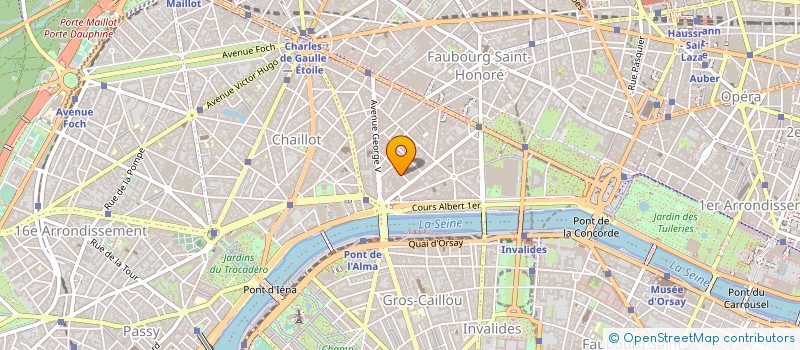 localisation de l'entreprise CINEVILLE SA à PARIS
