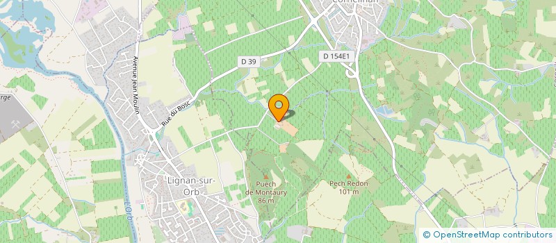 localisation de l'entreprise CINEVINS  SAINT-NAZAIRE-DE-LADAREZ