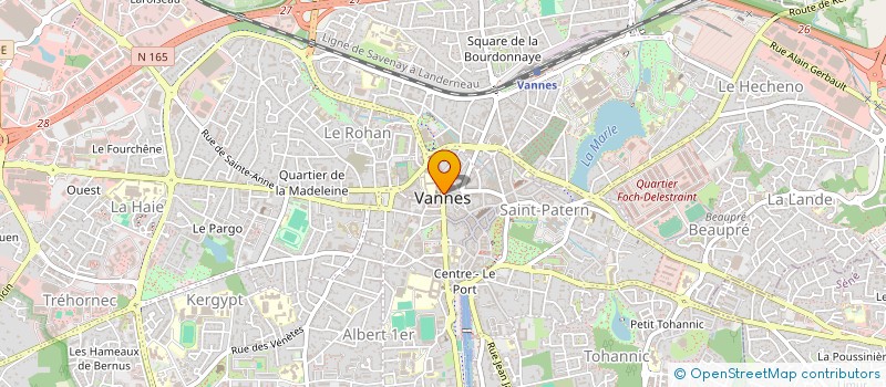 localisation de l'entreprise CINEVISION à VANNES