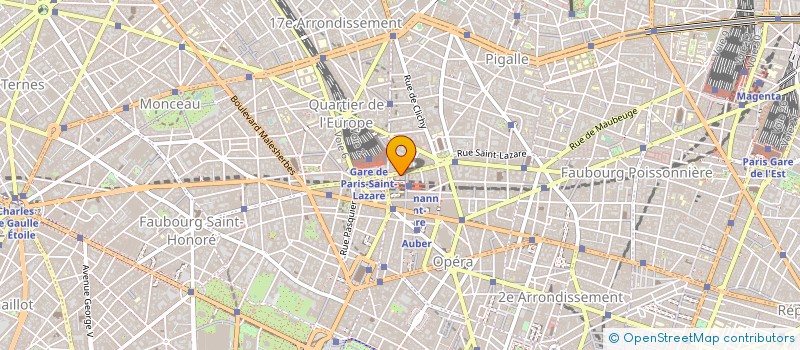 localisation de l'entreprise CINEVOG SARL à PARIS