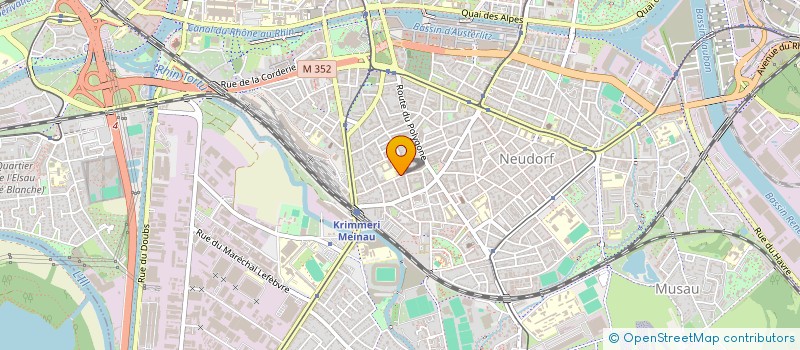 localisation de l'entreprise CININVEST à STRASBOURG