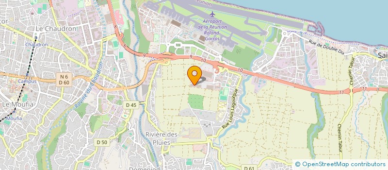 localisation de l'entreprise CININVEST SUD à SAINTE-MARIE