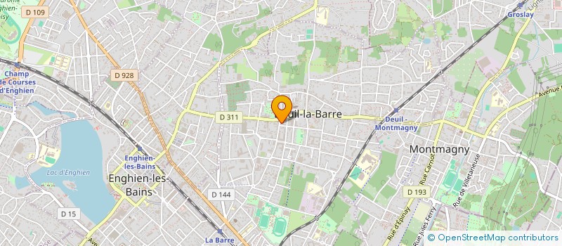 localisation de l'entreprise CINIVA  DEUIL-LA-BARRE