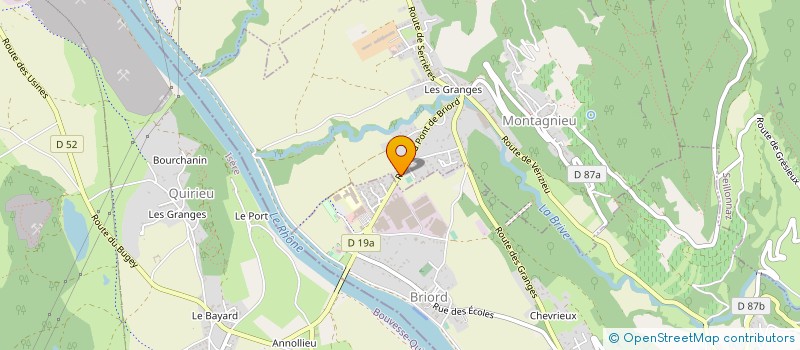 localisation de l'entreprise CINNA à BRIORD