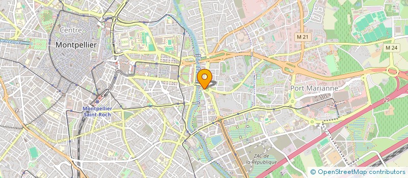 localisation de l'entreprise CINNASENS FRANCE à MONTPELLIER