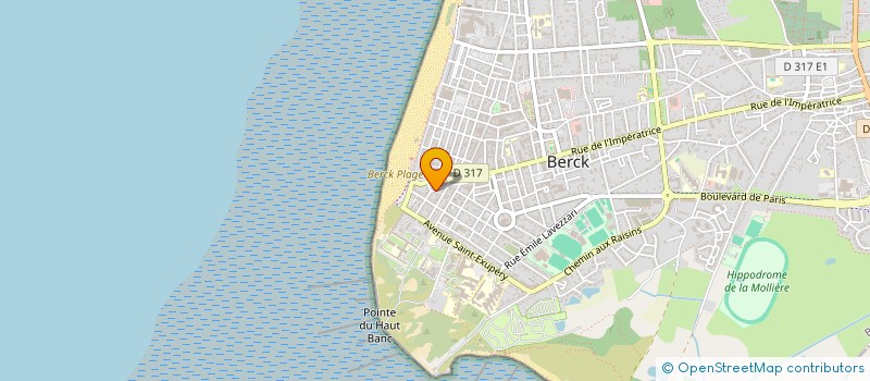 localisation de l'entreprise CINOS à BERCK