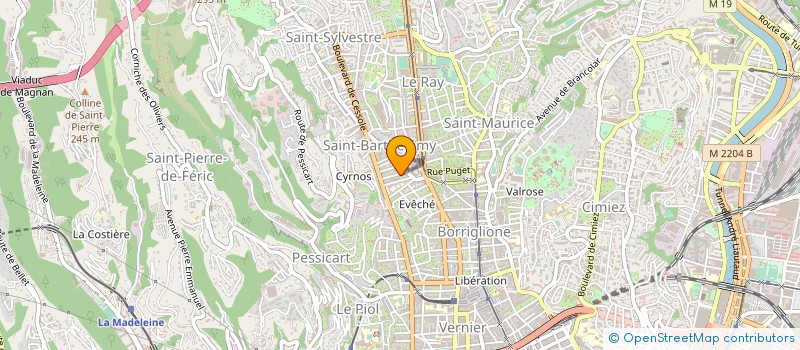 localisation de l'entreprise CINQ  NICE