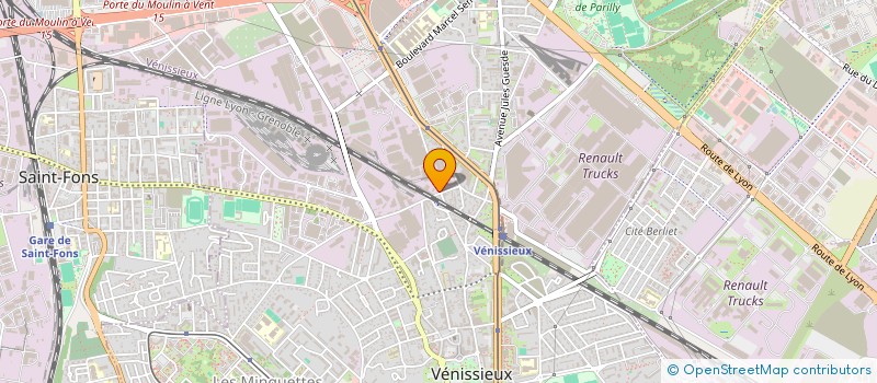 localisation de l'entreprise CINQ  VENISSIEUX