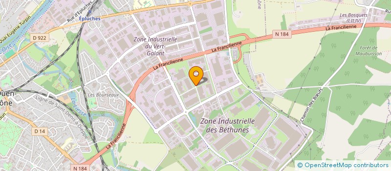 localisation de l'entreprise CINQ à SAINT-OUEN-L'AUMONE