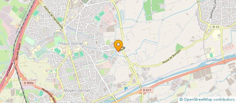 localisation de l'entreprise CINQ  PERPIGNAN