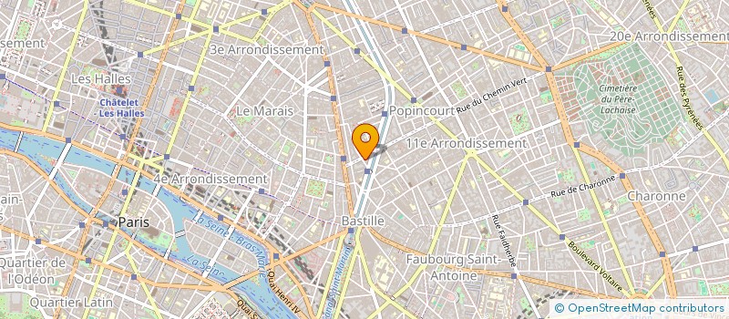 localisation de l'entreprise CINQ ANTON  PARIS