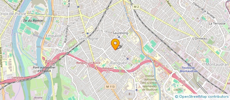 localisation de l'entreprise CINQ ASCETES à TOULOUSE