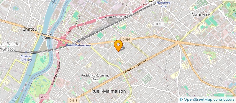localisation de l'entreprise CINQ AVENUE à RUEIL-MALMAISON