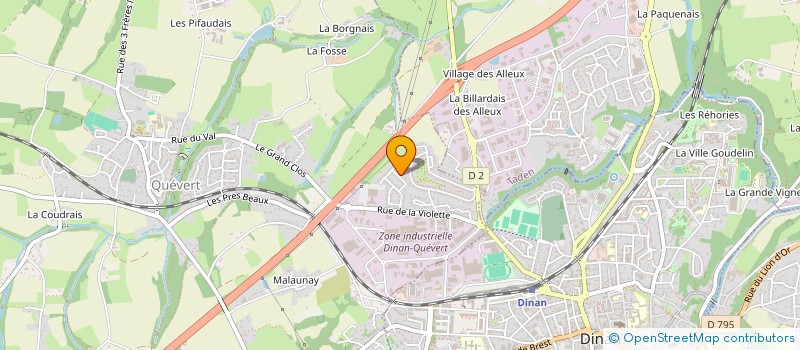 localisation de l'entreprise CINQ B NEGOCE à QUEVERT