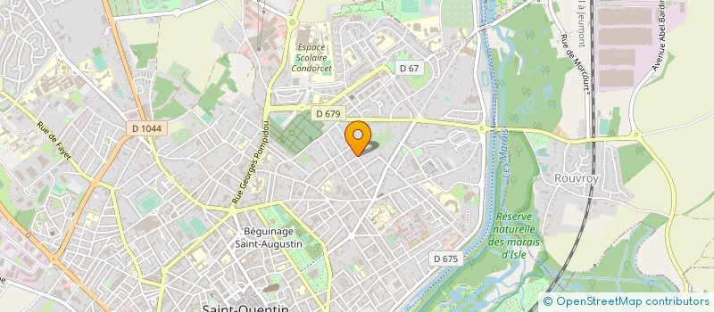 localisation de l'entreprise CINQ BONHEURS à SAINT-QUENTIN