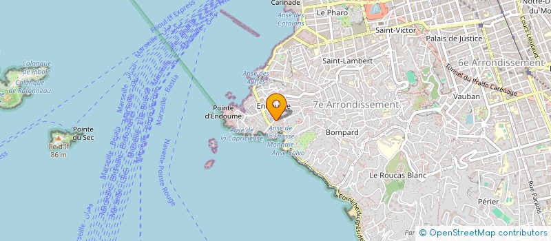localisation de l'entreprise CINQ CENTS à MARSEILLE