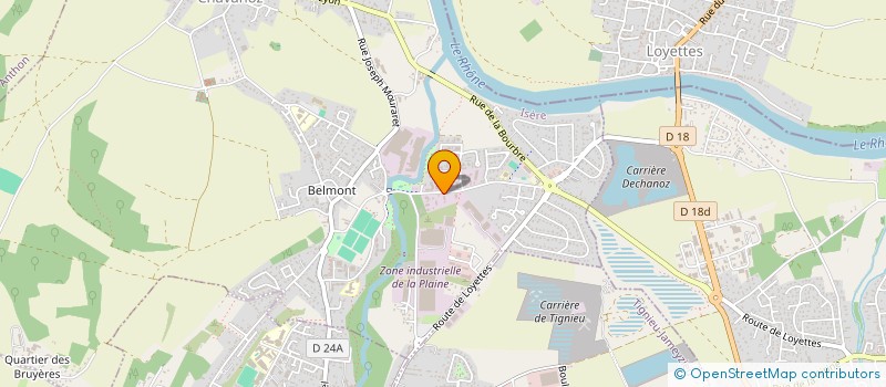 localisation de l'entreprise CINQ CHEMINS  CHAVANOZ