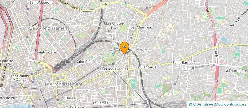 localisation de l'entreprise CINQ ELEMENTS  MARSEILLE