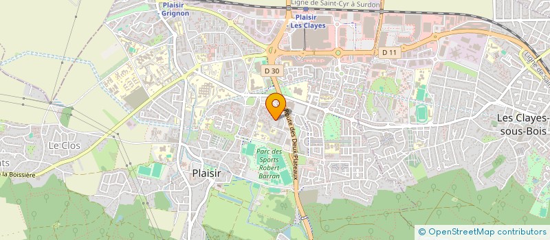 localisation de l'entreprise CINQ ELEMENTS à PLAISIR