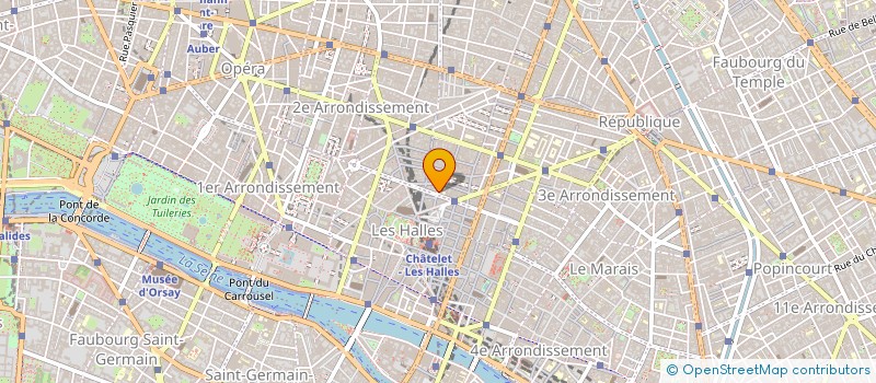 localisation de l'entreprise CINQ ET CINQ FILMS à PARIS