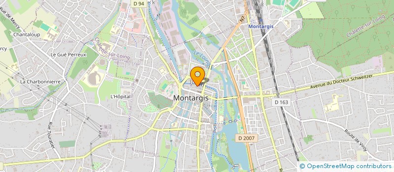localisation de l'entreprise CINQ ET DEUX SEPT à MONTARGIS
