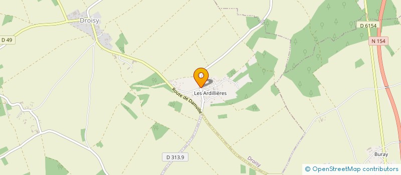 localisation de l'entreprise CINQ ETOILES  DROISY