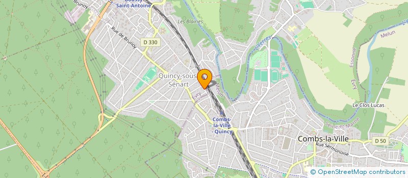 localisation de l'entreprise CINQ G  QUINCY-SOUS-SENART