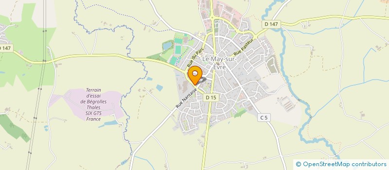 localisation de l'entreprise CINQ G PLUS  LE MAY-SUR-EVRE