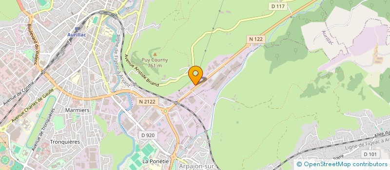 localisation de l'entreprise CINQ GROS à AURILLAC