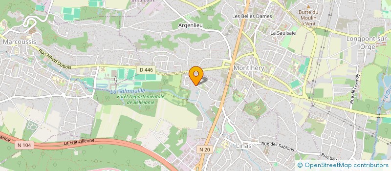 localisation de l'entreprise CINQ HUITIEMES à LINAS
