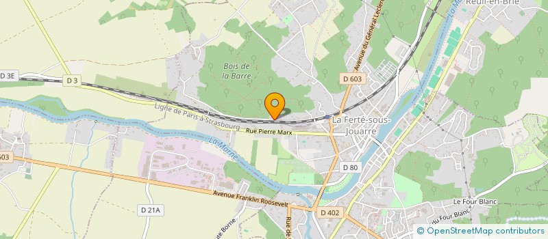 localisation de l'entreprise CINQ J à LA FERTE-SOUS-JOUARRE