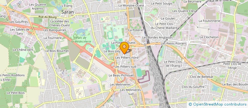 localisation de l'entreprise CINQ MAJEUR à SARAN