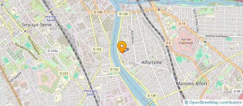 localisation de l'entreprise CINQ MAJEUR à ALFORTVILLE