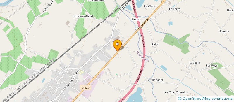 localisation de l'entreprise CINQ PAINS ET DEUX  POISSONS  MONTAUBAN