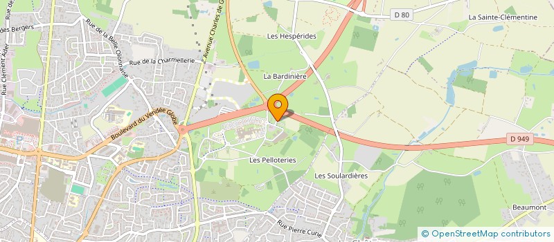 localisation de l'entreprise CINQ POINT ZERO - CPZ à LES SABLES D'OLONNE