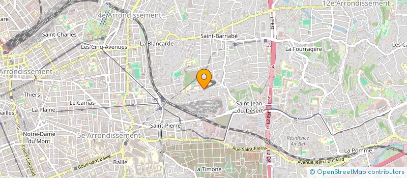 localisation de l'entreprise CINQ REGARDS à MARSEILLE