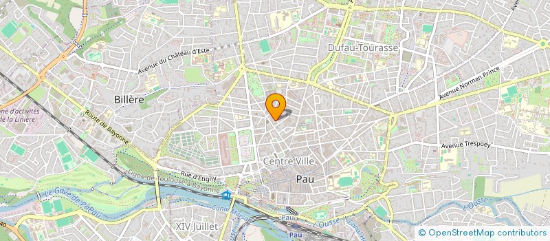 localisation de l'entreprise CINQ RUE EDIT DE NANTES à PAU