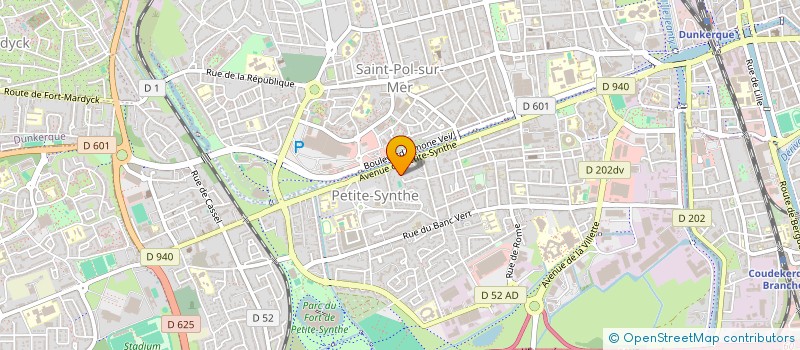 localisation de l'entreprise CINQ SANS à DUNKERQUE