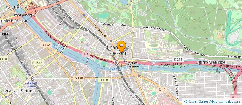 localisation de l'entreprise CINQ SENS LA MANUFACTURE à CHARENTON-LE-PONT