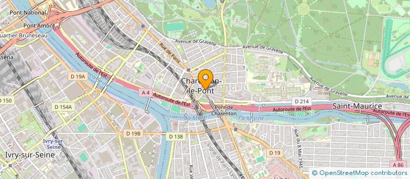 localisation de l'entreprise CINQ SENS SAINT-CHARLES à CHARENTON-LE-PONT