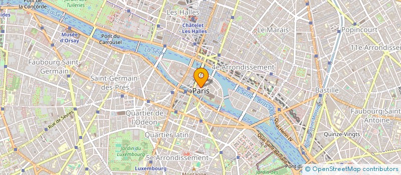 localisation de l'entreprise CINQ SIECLE PHARMACIE HOSPITALIERE  PARIS 4