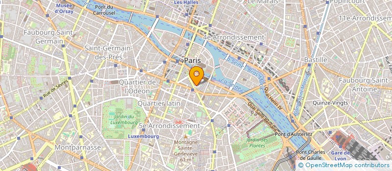 localisation de l'entreprise CINQ SUR CINQ  PARIS