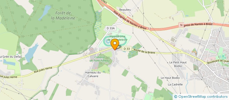 localisation de l'entreprise CINQ ZERO  PONTCHATEAU