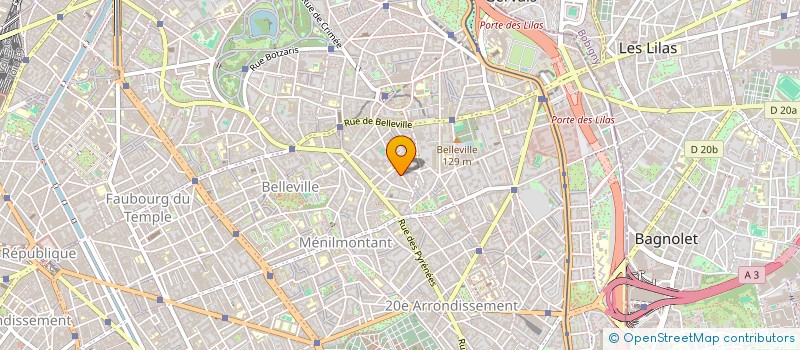 localisation de l'entreprise CINQ26  PARIS